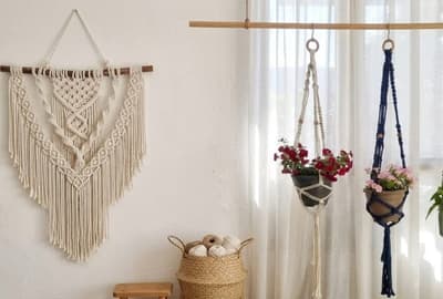 Experiential Macramé Workshop – Wall/Plant Hanger