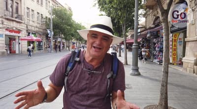 Экскурсия по следам выхода за стены Иерусалима с мобильным телефоном
